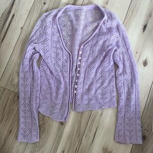 Lavender Lace Women's cardigan